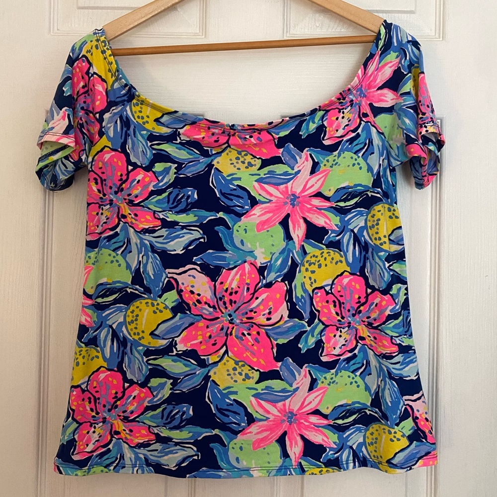 Off The Shoulder Lilly Pulitzer Top